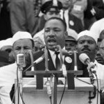 Dr. King giving his "I Have a Dream" speech